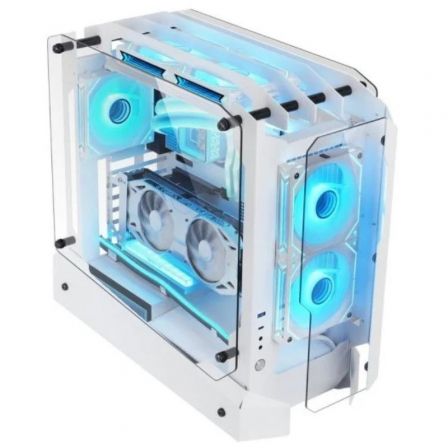 Mars Gaming MC-Edge Caja Semitorre ATX Blanca con Bahías 1x3.5", 3x2.5", USB 3.0 y USB-C 3.0